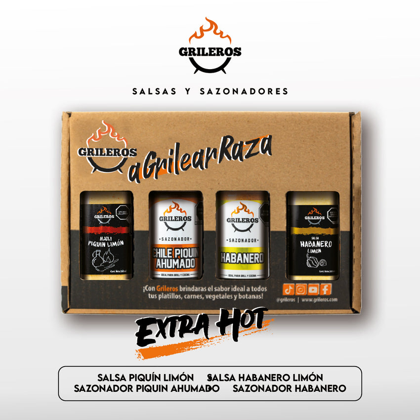 Kit Extra Hot <br> (Sazonadores y Salsas)