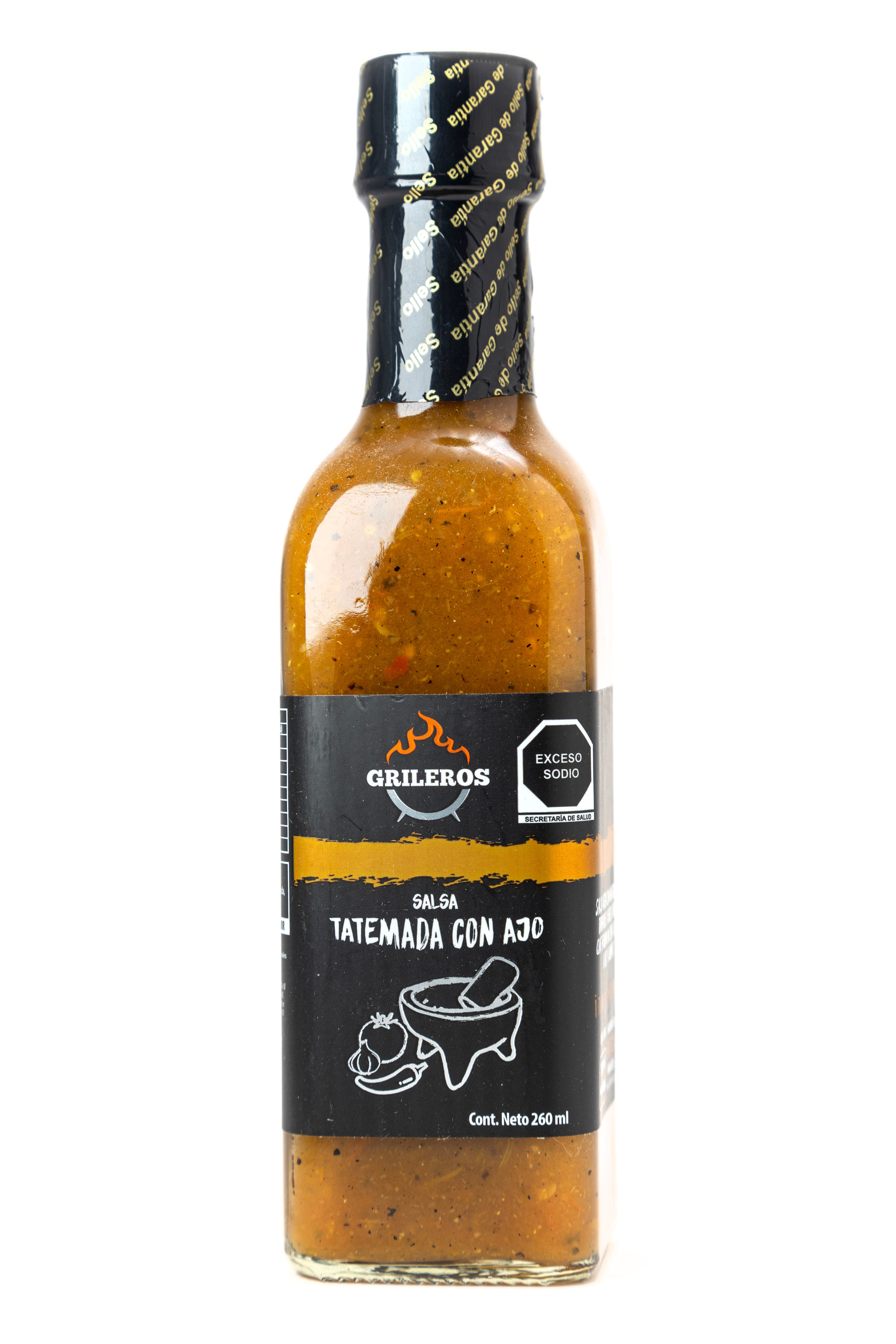 Salsa Tatemada con Ajo